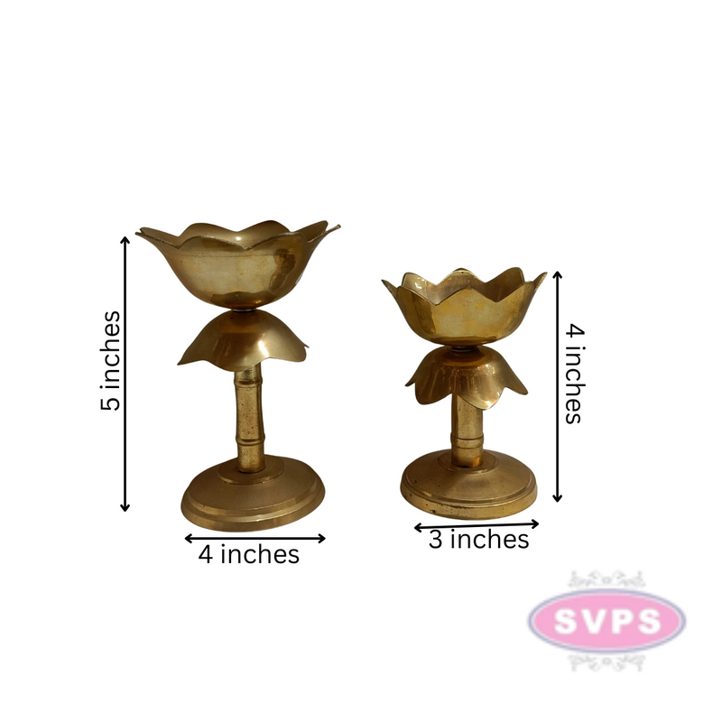 Brass Kamal / Lotus Stand Diya