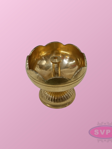 Brass Kamal Nanda Deepam / Diya Stand