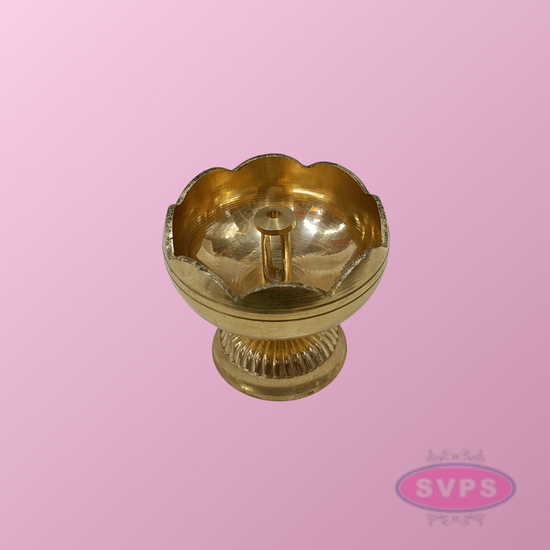 Brass Kamal Nanda Deepam / Diya Stand