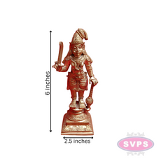 Panchalogam Karuppasamy Standing With Gada