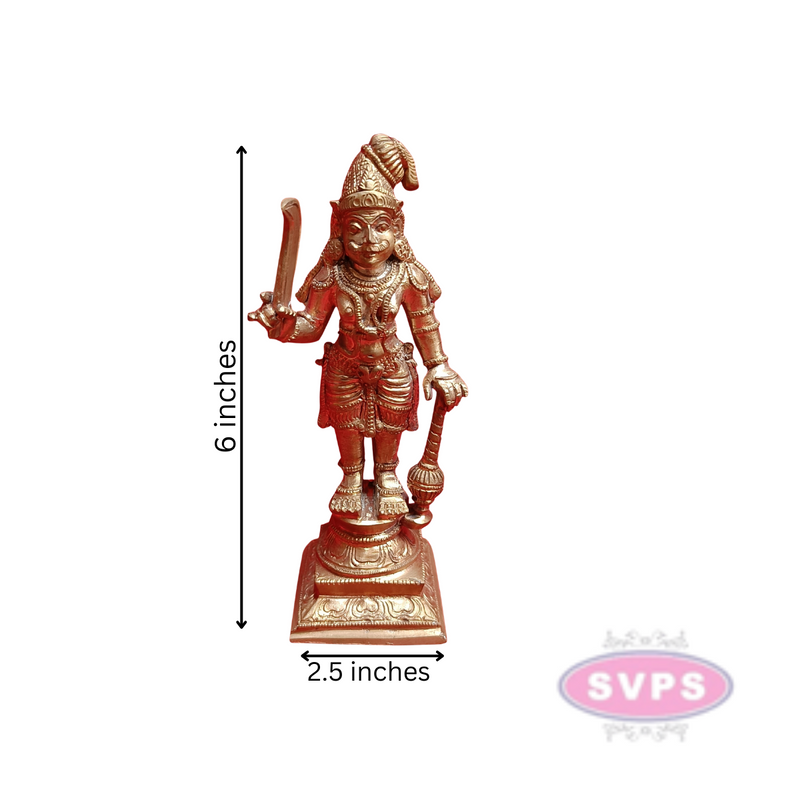 Panchalogam Karuppasamy Standing With Gada