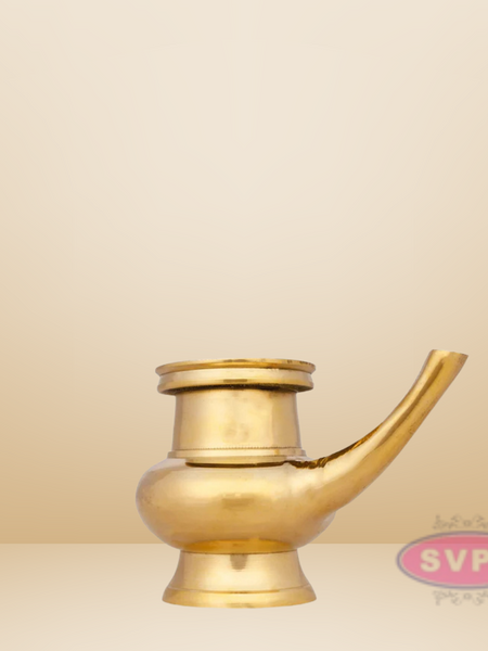 Brass Kerala Kindi / Gindi / Trinetra / Thirukaveri / Holy Water Vessel