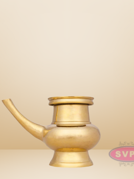 Brass Kerala Kindi / Gindi / Trinetra / Thirukaveri / Holy Water Vessel