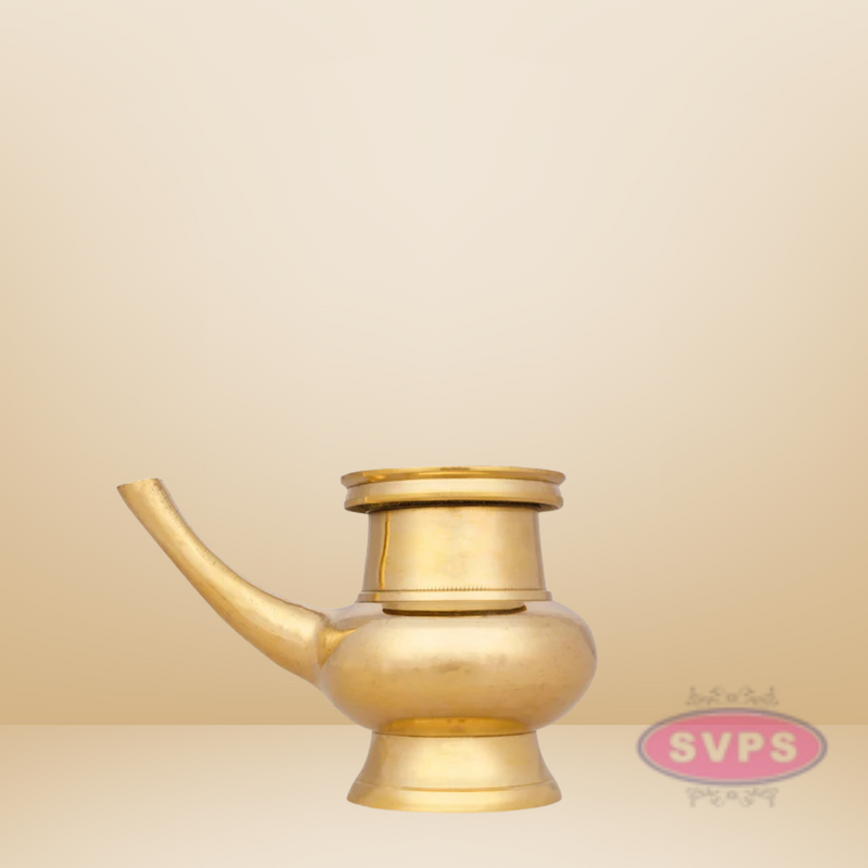 Brass Kerala Kindi / Gindi / Trinetra / Thirukaveri / Holy Water Vessel