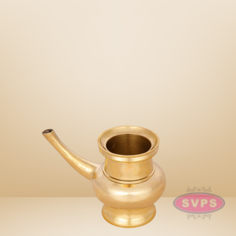 Brass Kerala Kindi / Gindi / Trinetra / Thirukaveri / Holy Water Vessel