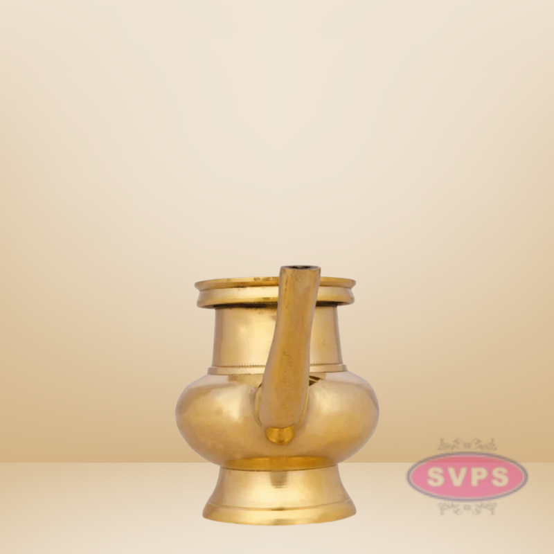 Brass Kerala Kindi / Gindi / Trinetra / Thirukaveri / Holy Water Vessel