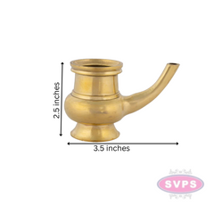 Brass Kerala Kindi / Gindi / Trinetra / Thirukaveri / Holy Water Vessel
