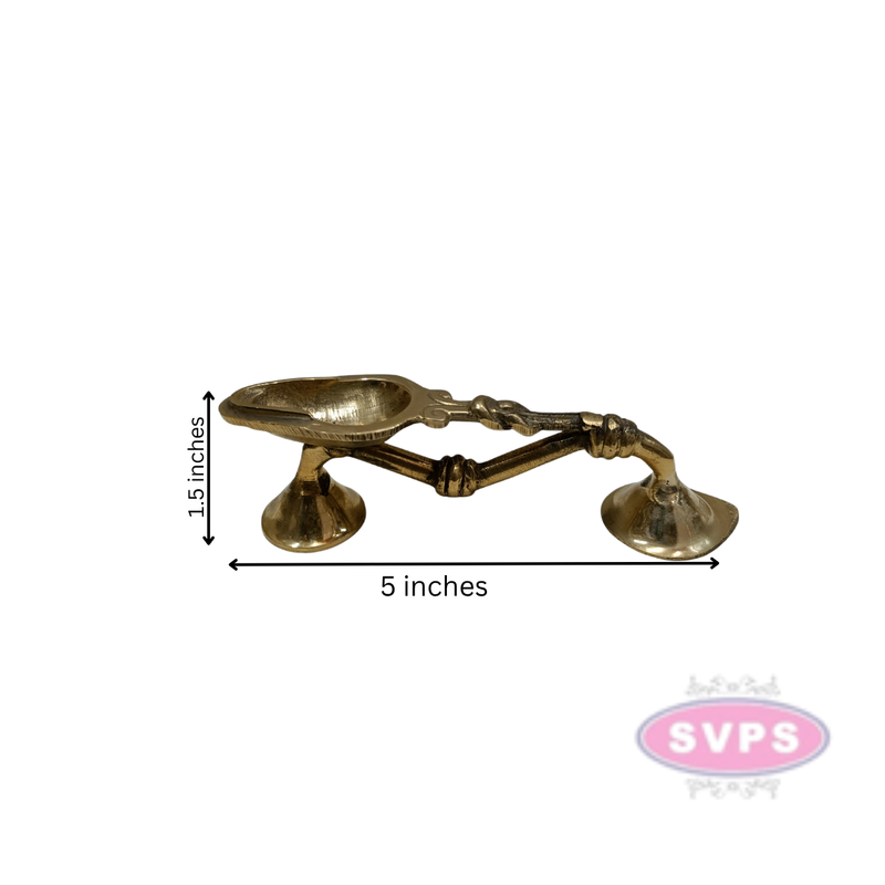 Brass Kodi Vilakku Aarati Stand Karpoora Stand