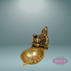 Brass Kubera Diya For Good Wealth And Auspiciousness