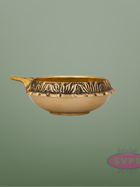 Brass Kubera Diya / Lamp For Pooja
