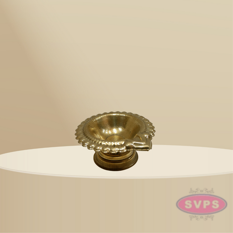 Brass Kubera Lakshmi Deepam Puja Diya