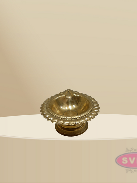 Brass Kubera Lakshmi Deepam Puja Diya