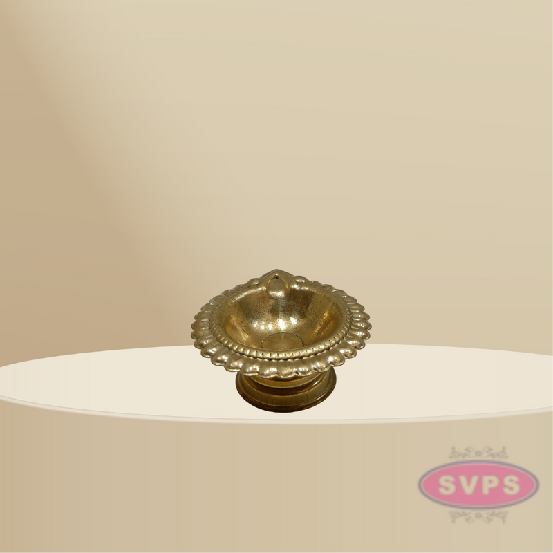 Brass Kubera Lakshmi Deepam Puja Diya