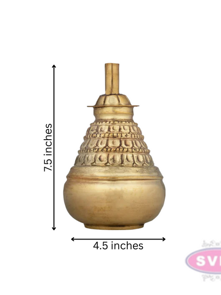 Brass Kumba Deepam / Kumba Aarti For Pooja / 7.5 Inches