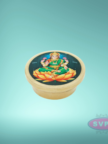 Brass Lakshmi Kumkum / Sindoor Box