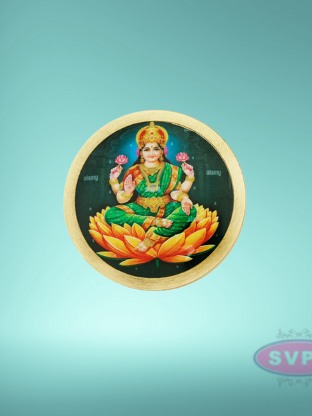 Brass Lakshmi Kumkum / Sindoor Box