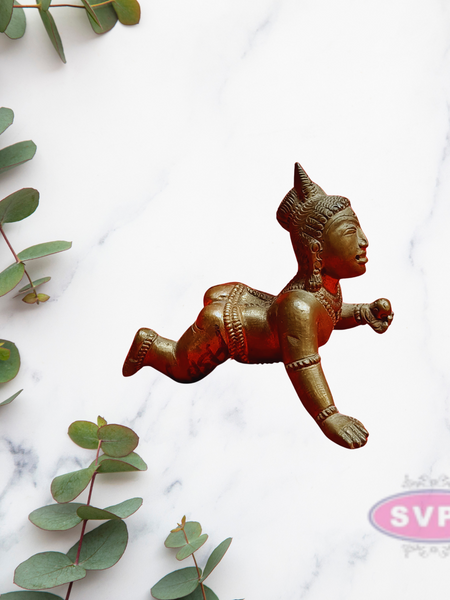 Panchalogam  Little Krishna / Laddu Krishna Idol