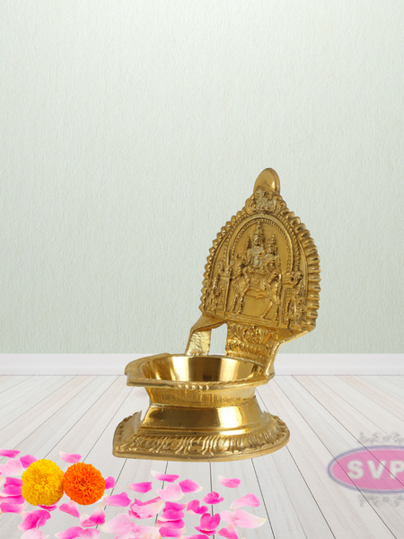 Brass Lord Pradosha Murthy (Shiva) vilakku / Lamp