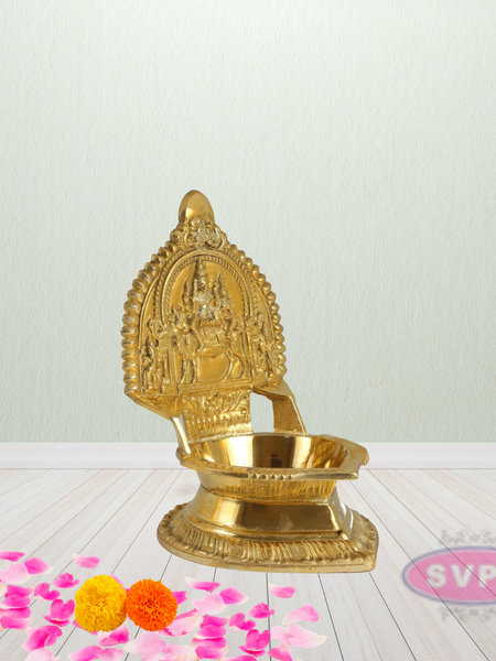 Brass Lord Pradosha Murthy (Shiva) vilakku / Lamp
