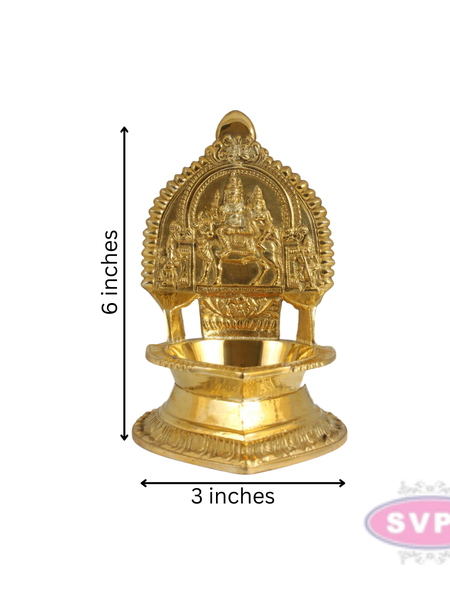 Brass Lord Pradosha Murthy (Shiva) vilakku / Lamp