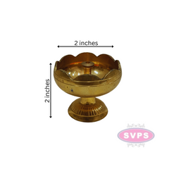 Brass Lotus Diya For Puja