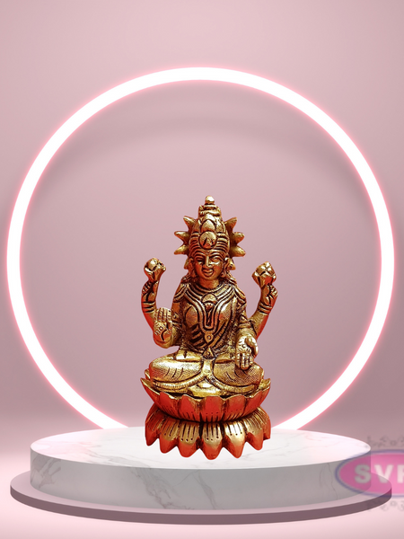 Brass Lotus / Kamal Lakshmi Idol