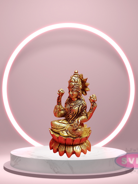 Brass Lotus / Kamal Lakshmi Idol