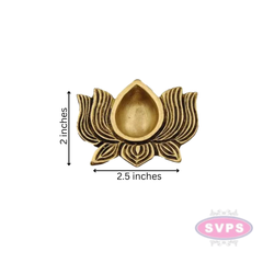Brass Lotus Shaped Diya