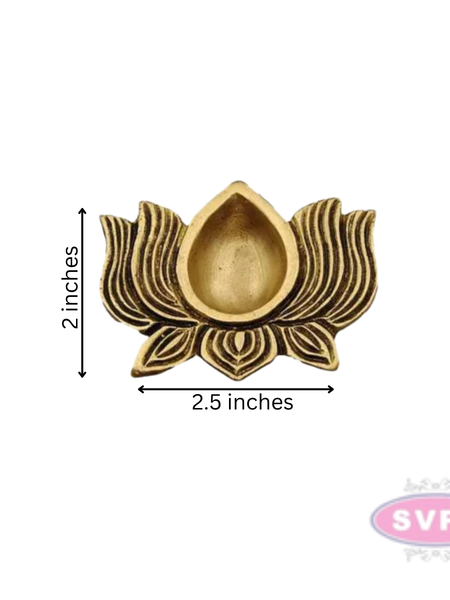Brass Lotus Shaped Diya