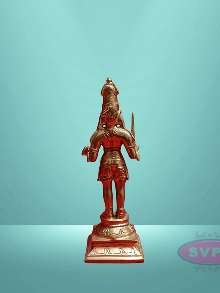 Panchalogam  Madurai Veeran Standing Idol