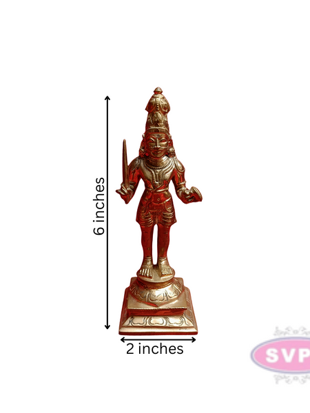 Panchalogam  Madurai Veeran Standing Idol