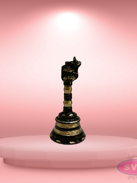 Brass Nandi Hand Bell For Daily Puja