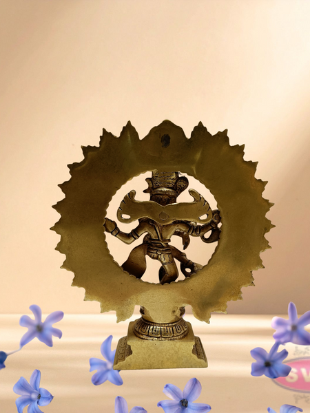 Brass Nataraja Statue / Dancing Shiva Sculpture