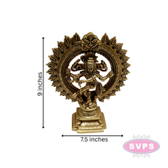 Brass Nataraja Statue / Dancing Shiva Sculpture