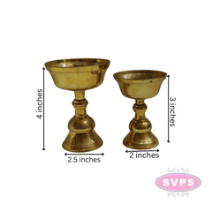 Brass Nitya Jyoti Diya / Butter Lamp