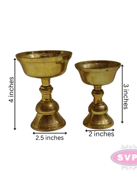 Brass Nitya Jyoti Diya / Butter Lamp