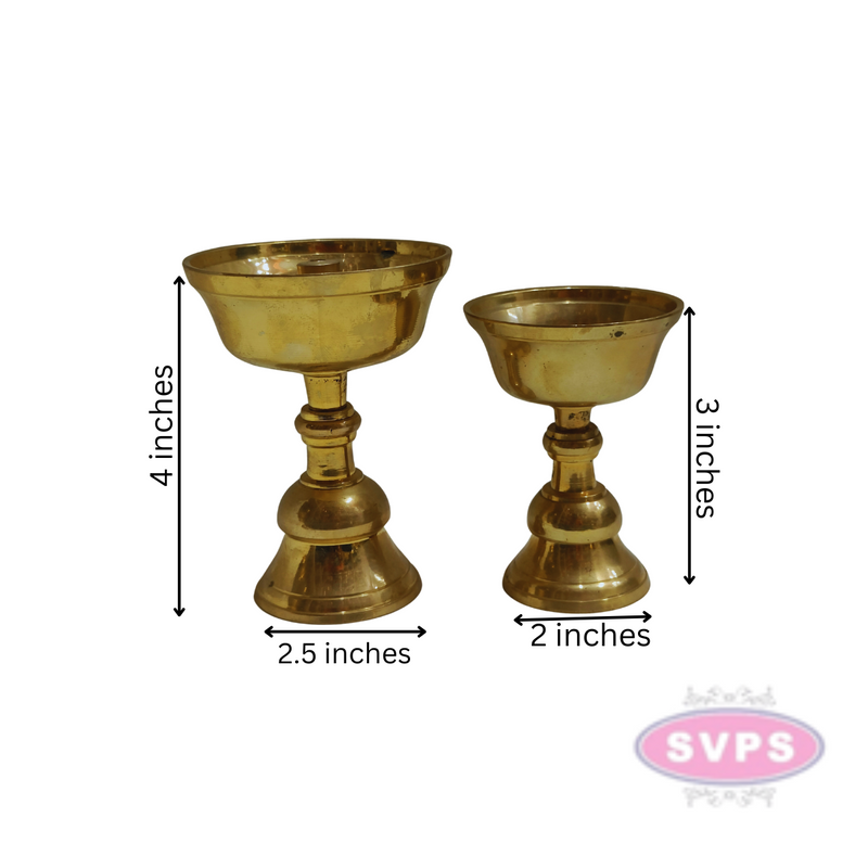 Brass Nitya Jyoti Diya / Butter Lamp