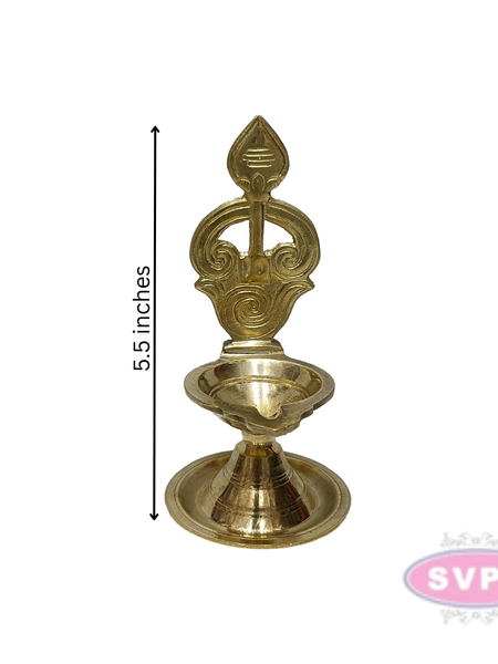 Brass Om Deepam / Om Vel Vilakku / Om Vilaku / Murugar Vilakku