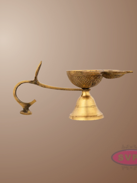 Brass Panch / Five Face Aarti For Pooja