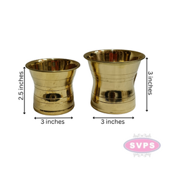 Brass Panchapathiram For Puja / 2 Variants