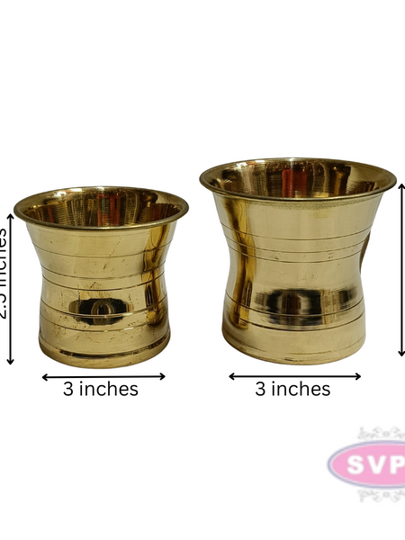 Brass Panchapathiram For Puja / 2 Variants