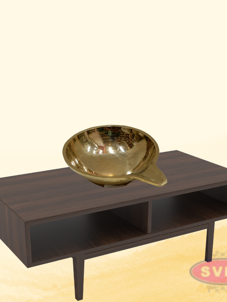Brass Plain Diya For Daily Puja