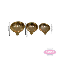 Brass Plain Diya For Daily Puja