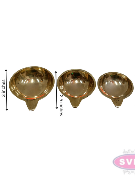 Brass Plain Diya For Daily Puja