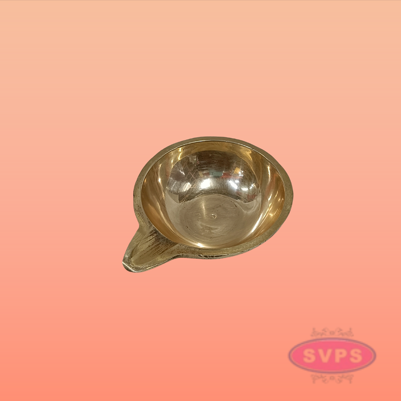 Brass Plain Diya For Pooja