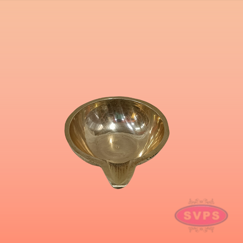 Brass Plain Diya For Pooja