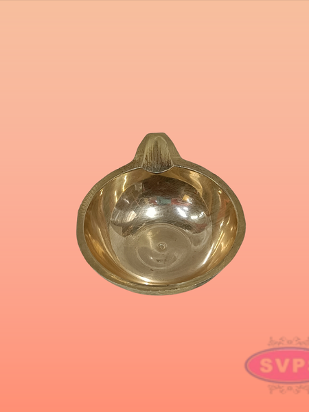 Brass Plain Diya For Pooja