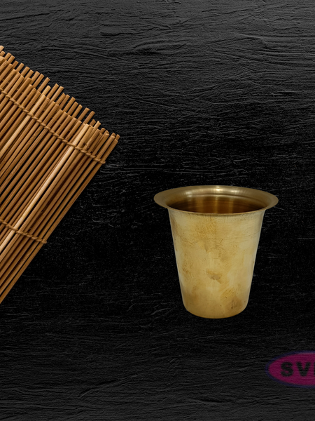 Brass Plain Tumbler 3 Inches