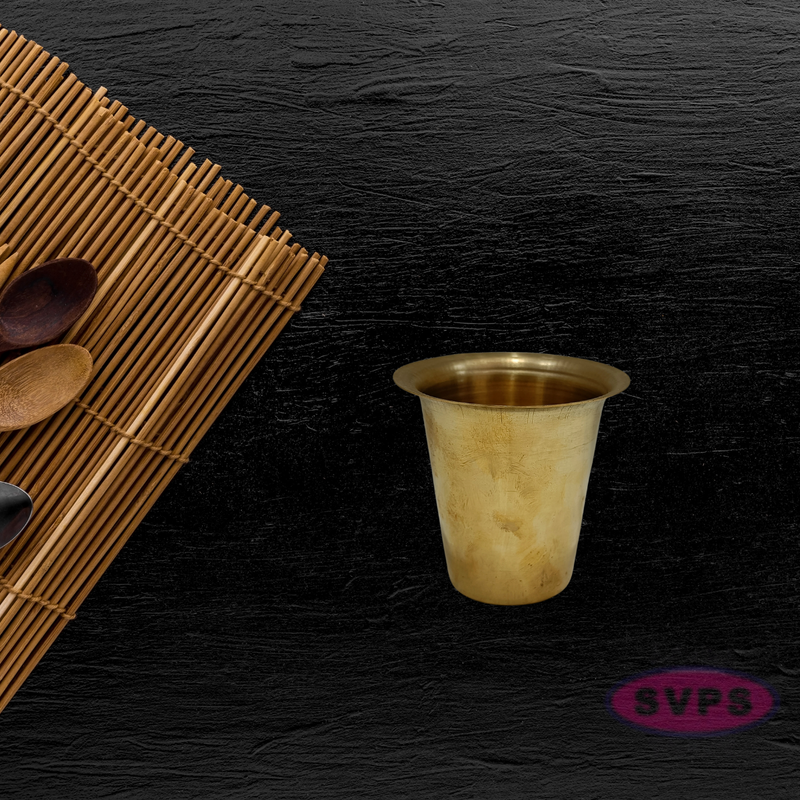 Brass Plain Tumbler 3 Inches