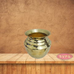 Brass Pooja Kalash or Sombu / 600 ml